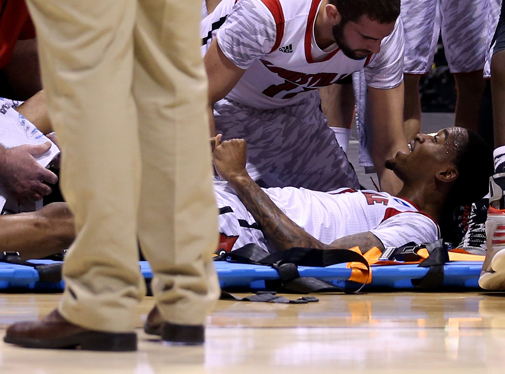 Louisville S Kevin Ware Recovering From Gruesome Leg Injury Lil